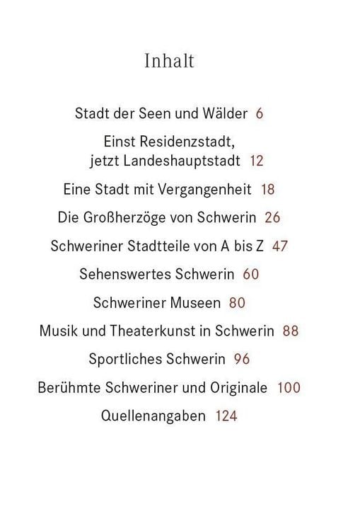 Produktbild: Schwerin f&uuml;r die Westentasche