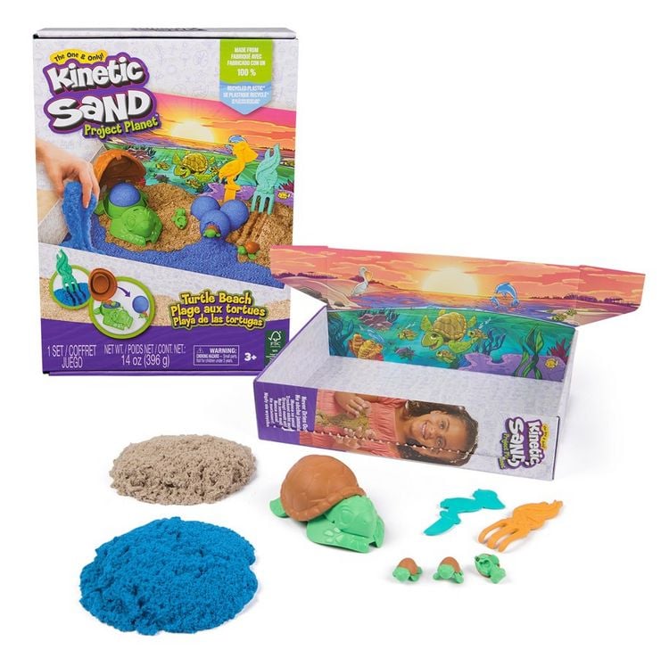 Produktbild: Kinetic Sand Project Planet Schildkröten Spielset