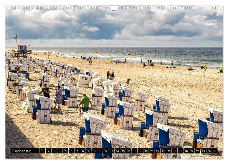 Produktbild: Sylt - Das nordfriesische Ereignis (Wandkalender 2026 DIN A3 quer), CALVENDO Monatskalender