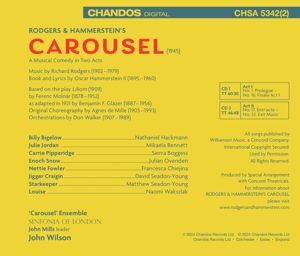Produktbild: Rodgers & Hammersteins Carousel (Vollst&auml;ndige Orig