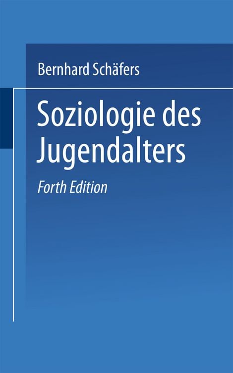 Produktbild: Soziologie des Jugendalters
