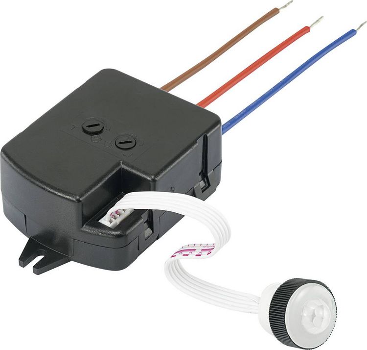 Produktbild: TRU COMPONENTS IR-Bewegungsmelder KMP001-1 230 V/AC 220 - 240 V/AC 1 Schlie&szlig;er (B x H) 63 mm x 46 mm 1 St.