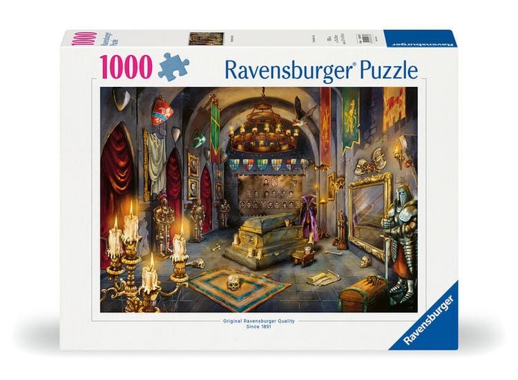 Produktbild: Erwachsenenpuzzle 1000 Teile - Das Schloss des Vampirs