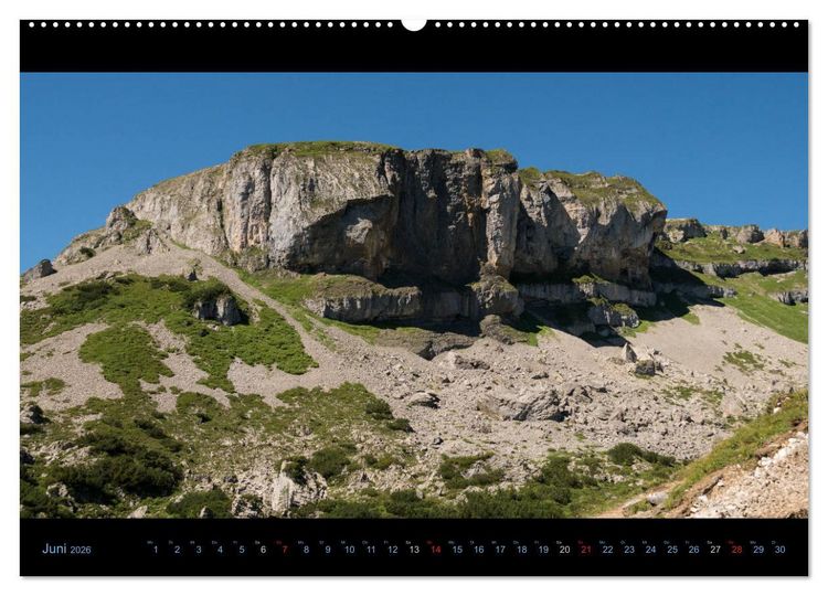 Produktbild: Region Oberstdorf - Kleinwalsertal und Nebelhorn (hochwertiger Premium Wandkalender 2026 DIN A2 quer), Kunstdruck in Hochglanz