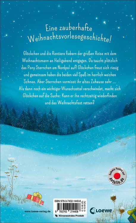 Produktbild: Gl&ouml;ckchen, das Weihnachtspony - Ein magisches Winterwunder