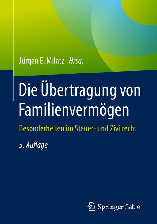 Produktbild: Die &Uuml;bertragung von Familienverm&ouml;gen