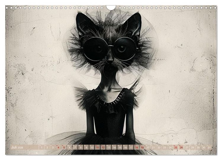 Produktbild: Miau-velous Momente (Wandkalender 2026 DIN A3 quer), CALVENDO Monatskalender