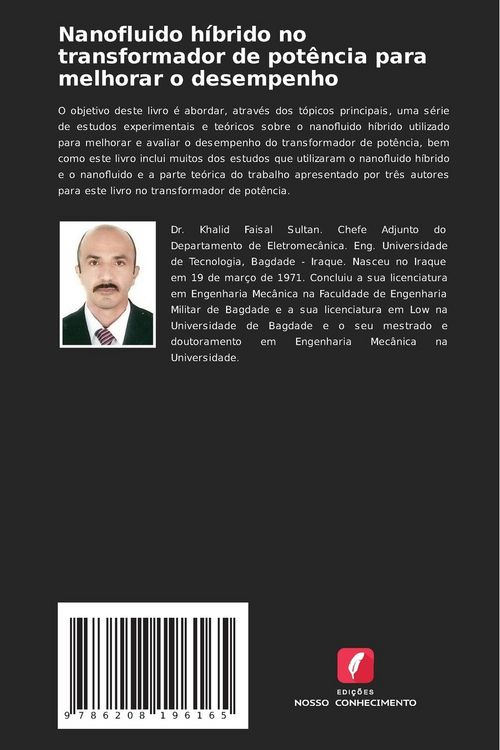 Produktbild: Nanofluido h&iacute;brido no transformador de pot&ecirc;ncia para melhorar o desempenho