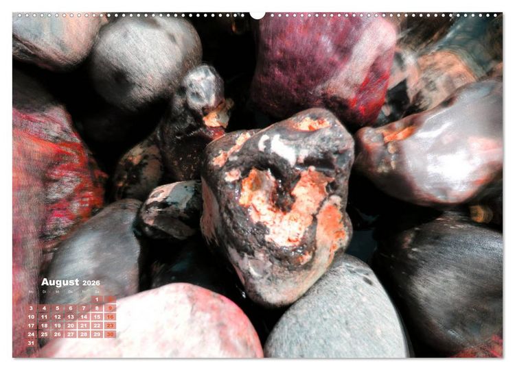 Produktbild: F&uuml;r Dich! - Eine Liebeserkl&auml;rung auf steinisch (hochwertiger Premium Wandkalender 2026 DIN A2 quer), Kunstdruck in Hochglanz