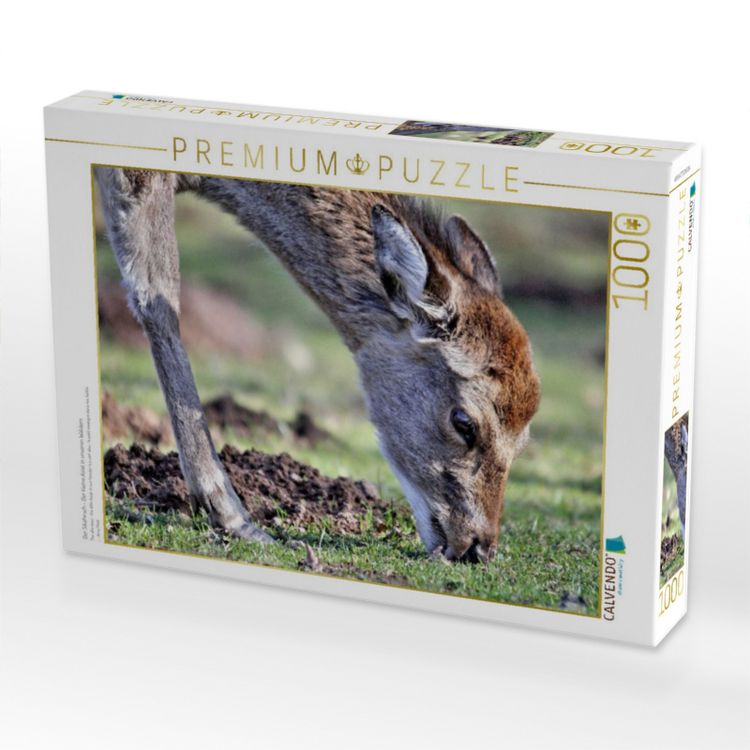 Produktbild: CALVENDO Puzzle Der Sikahirsch - Der kleine Asiat in unseren W&auml;ldern | 1000 Teile Lege-Gr&ouml;&szlig;e 64x48cm Foto-Puzzle f&uuml;r gl&uuml;ckliche Stunden