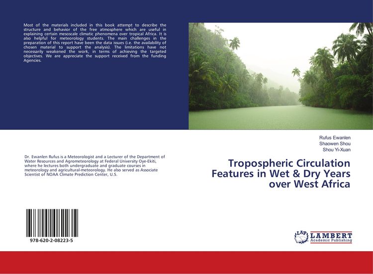 Produktbild: Tropospheric Circulation Features in Wet & Dry Years over West Africa