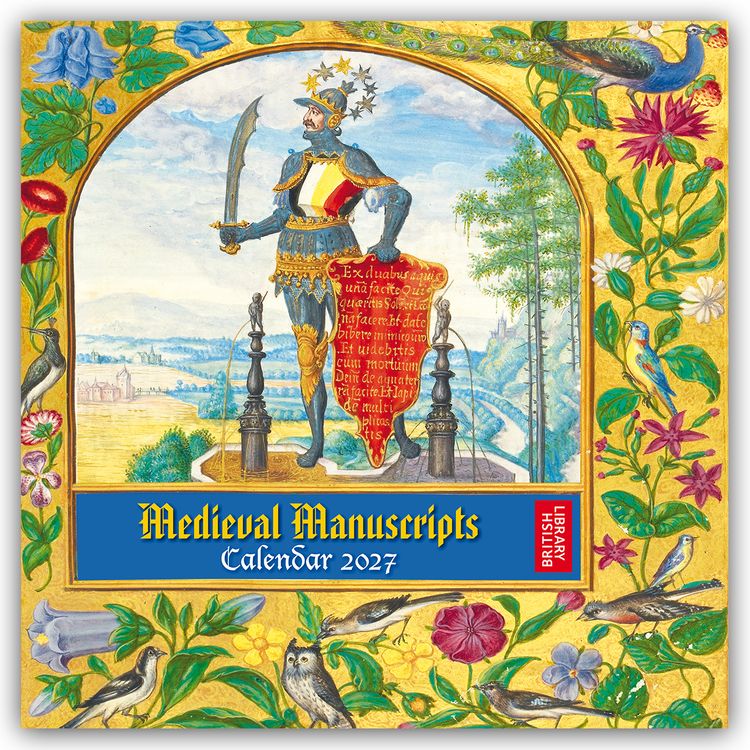 Produktbild: British Library Illuminated Manuscripts &ndash; Bilderhandschriften der Britischen Nationalbibliothek 2027 &ndash; Original Flame Tree Publishing-Kalender [Kalender]