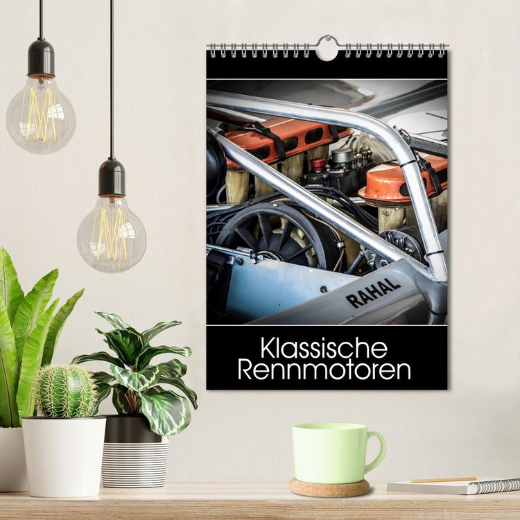Produktbild: Klassische Rennmotoren (Wandkalender 2026 DIN A4 hoch), CALVENDO Monatskalender
