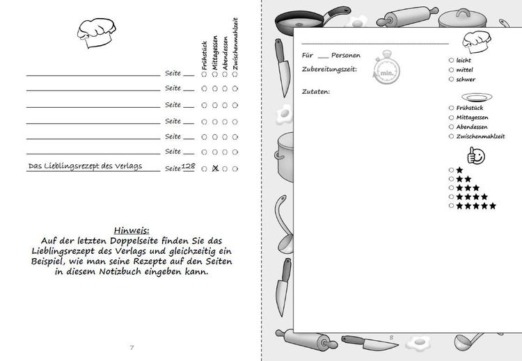Produktbild: Kochbuch mit Lieblingsrezepten - Mama kocht f&uuml;r uns