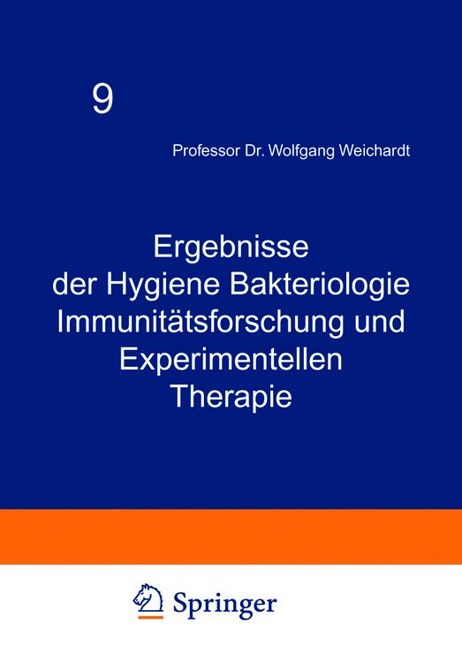 Produktbild: Ergebnisse der Hygiene Bakteriologie Immunit&auml;tsforschung und Experimentellen Therapie