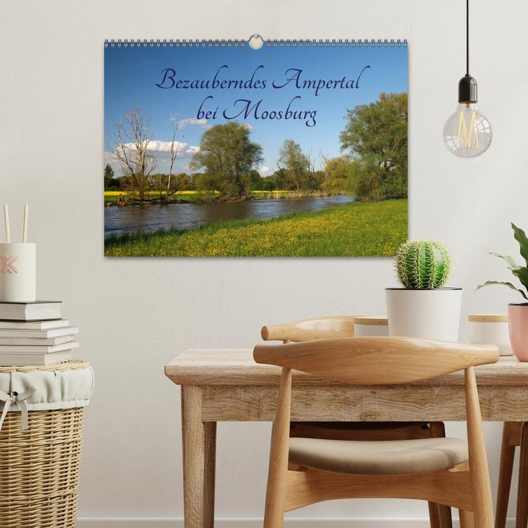 Produktbild: Bezauberndes Ampertal bei Moosburg (Wandkalender 2026 DIN A3 quer), CALVENDO Monatskalender
