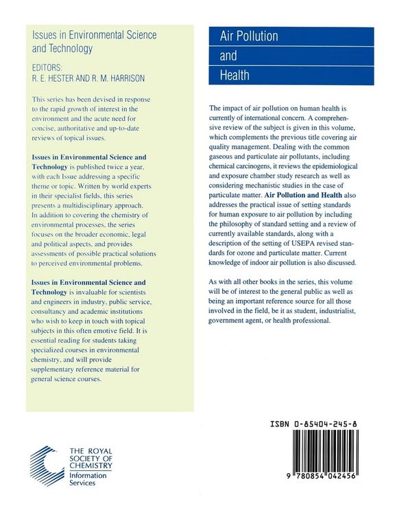Produktbild: Air Pollution and Health