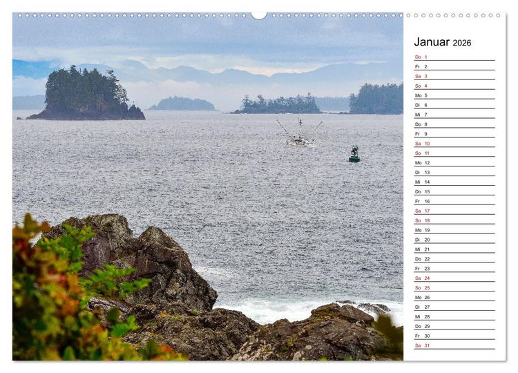 Produktbild: Vancouver Island - Perle im Kanadischen Westen (hochwertiger Premium Wandkalender 2026 DIN A2 quer), Kunstdruck in Hochglanz