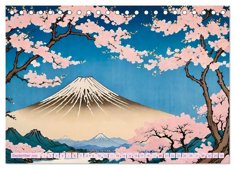Produktbild: Hanami in Japan (Tischkalender 2026 DIN A5 quer), CALVENDO Monatskalender