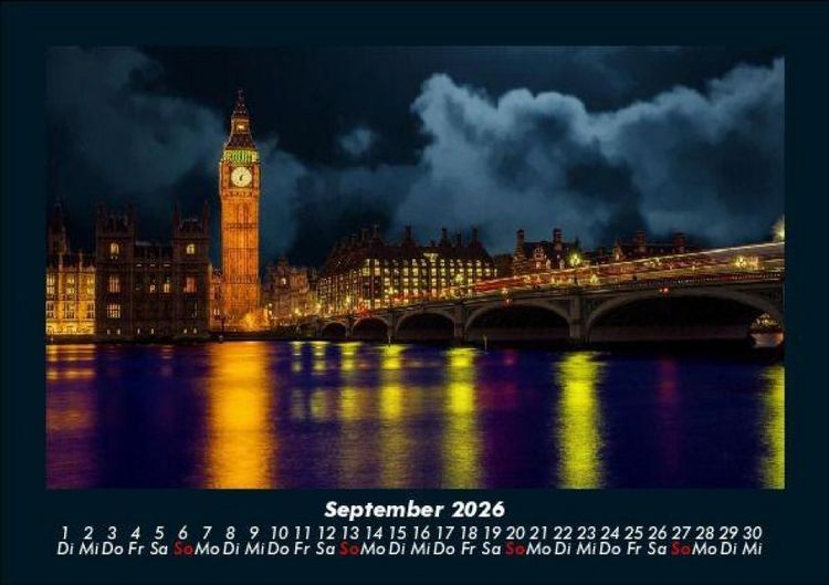 Produktbild: London 2026 Fotokalender DIN A5