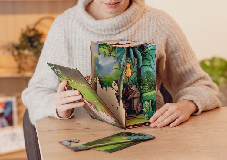 Produktbild: Book Nook DIY B&uuml;cherecke Disney Das Dschungelbuch