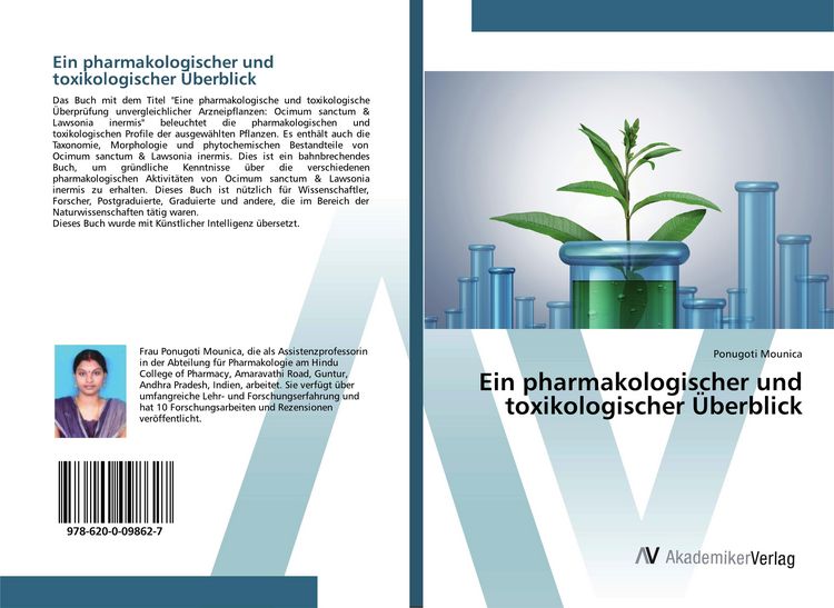 Produktbild: Ein pharmakologischer und toxikologischer &Uuml;berblick