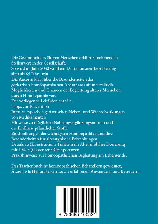 Produktbild: Hom&ouml;opathie in Geriatrie und Palliativmedizin