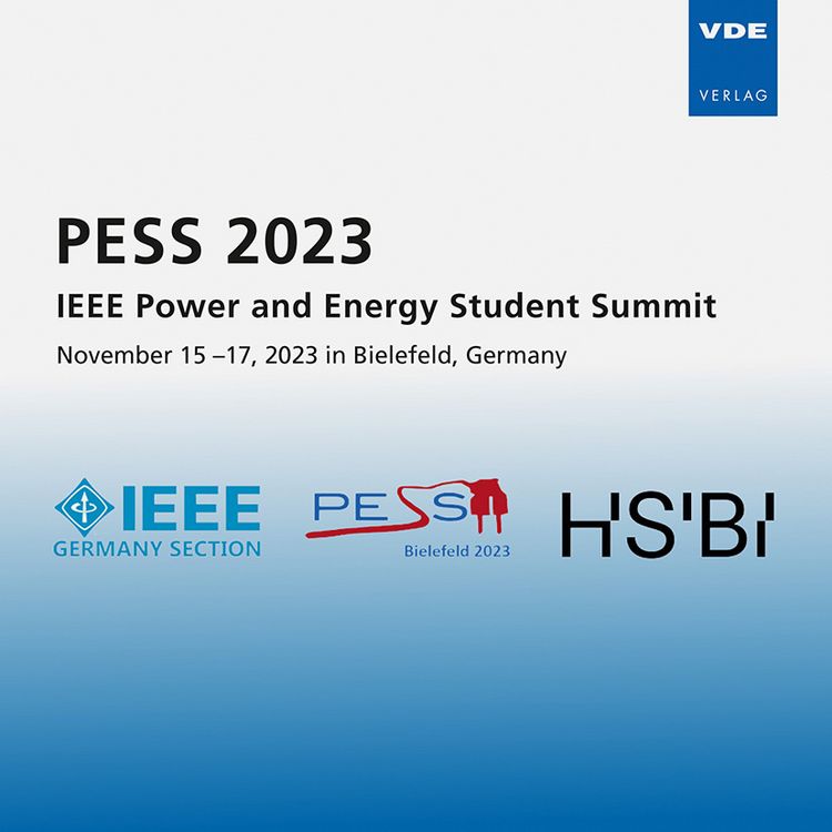 Produktbild: PESS 2023 &ndash; IEEE Power and Energy Student Summit,
