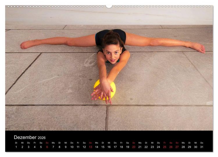 Produktbild: Rhythmische Sportgymnastik (hochwertiger Premium Wandkalender 2026 DIN A2 quer), Kunstdruck in Hochglanz