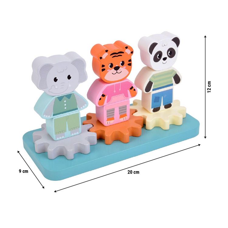 Produktbild: Stapelspiel mit Zahnrad "Jungle Friends"