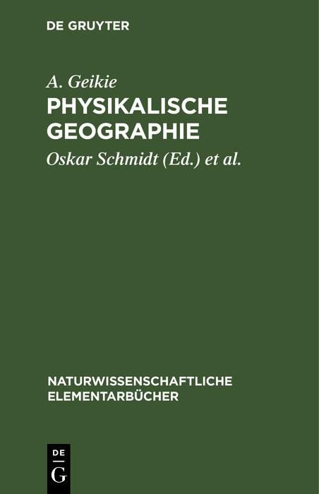 Produktbild: Physikalische Geographie