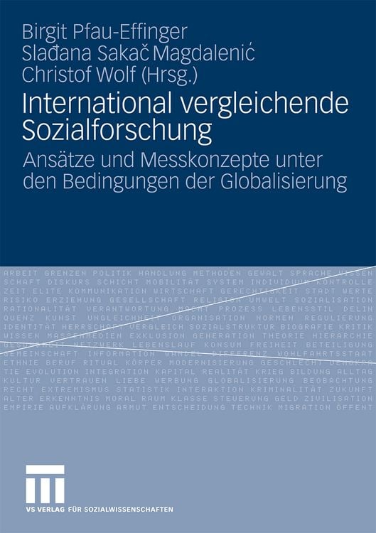 Produktbild: International vergleichende Sozialforschung