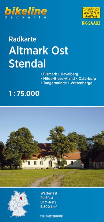 Produktbild: Radkarte Altmark Ost Stendal (RK-SAA02)