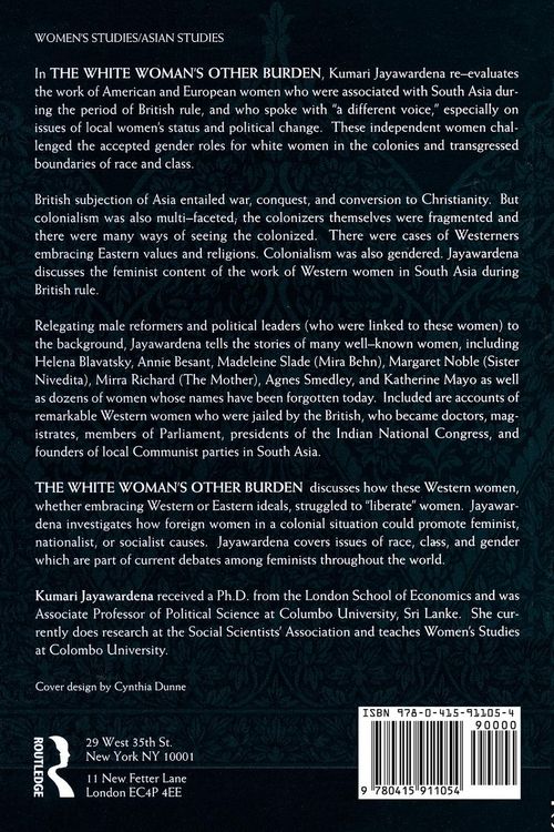 Produktbild: The White Woman's Other Burden