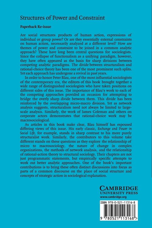 Produktbild: Structures of Power and Constraint