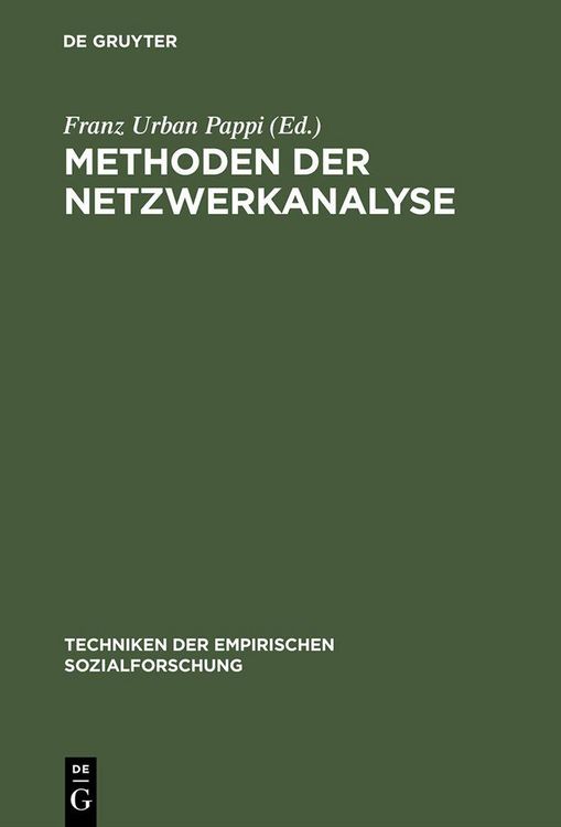 Produktbild: Methoden der Netzwerkanalyse