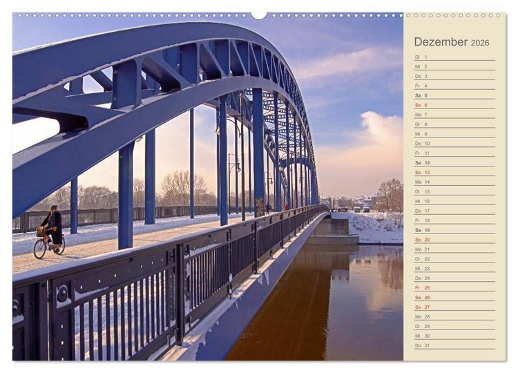 Produktbild: Magdeburg an der Elbe 2026 (Wandkalender 2026 DIN A2 quer), CALVENDO Monatskalender