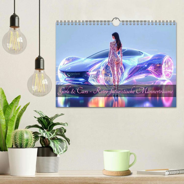 Produktbild: Cars & Girls (Wandkalender 2026 DIN A4 quer), CALVENDO Monatskalender