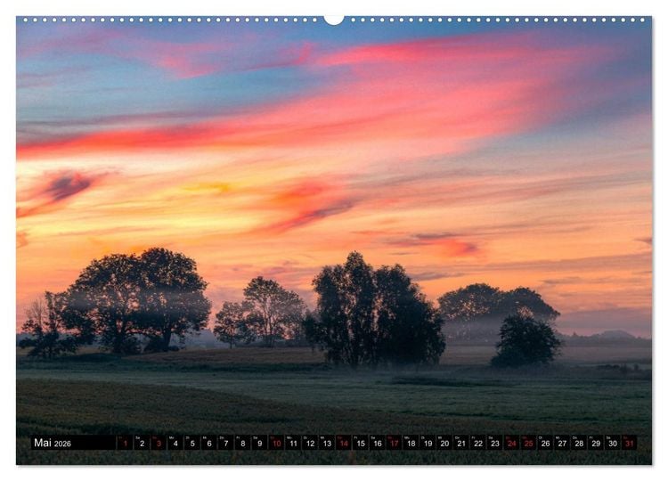 Produktbild: Vorpommern zwichen Tag und Nacht (hochwertiger Premium Wandkalender 2026 DIN A2 quer), Kunstdruck in Hochglanz