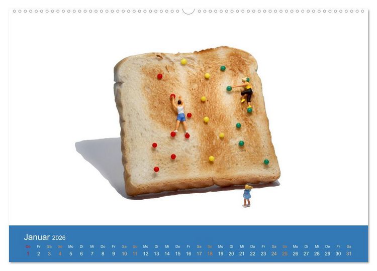 Produktbild: Little Art Sport Kunstkalender (hochwertiger Premium Wandkalender 2026 DIN A2 quer), Kunstdruck in Hochglanz