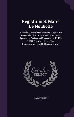 Produktbild: Registrum S. Marie De Neubotle