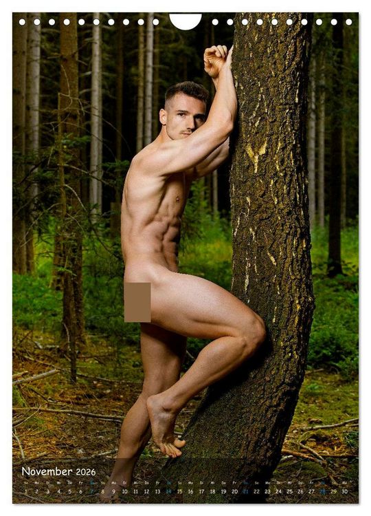 Produktbild: Naturburschen... intim (Wandkalender 2026 DIN A4 hoch), CALVENDO Monatskalender