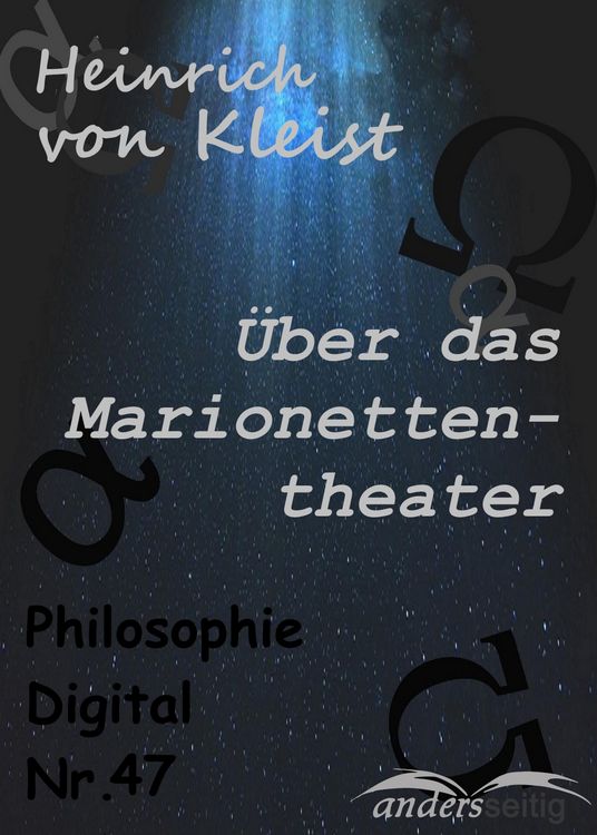 Produktbild: &Uuml;ber das Marionettentheater