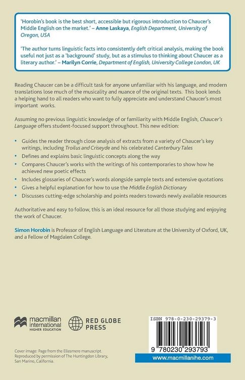 Produktbild: Chaucer's Language