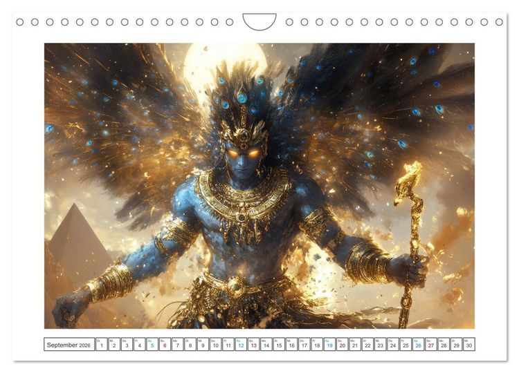 Produktbild: Die G&ouml;tter des Nils (Wandkalender 2026 DIN A4 quer), CALVENDO Monatskalender
