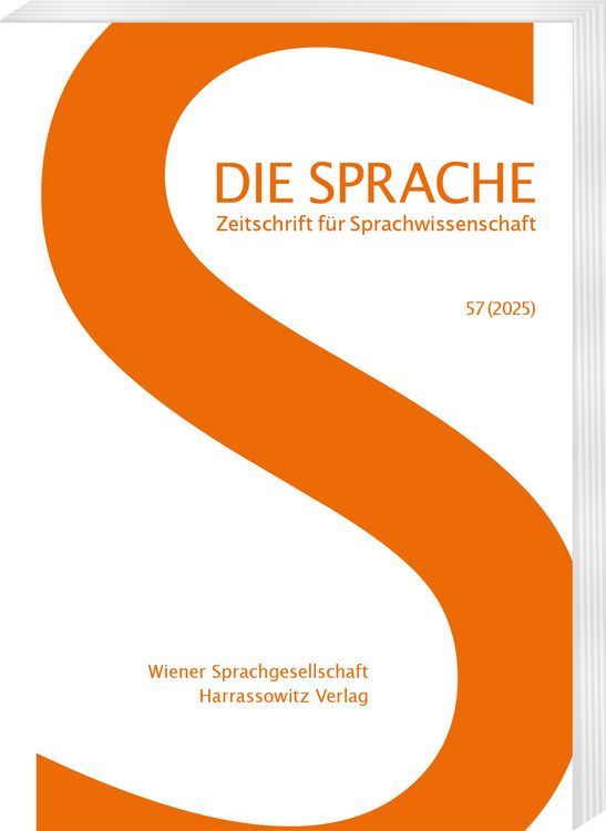 Produktbild: Die Sprache 57 (2025)
