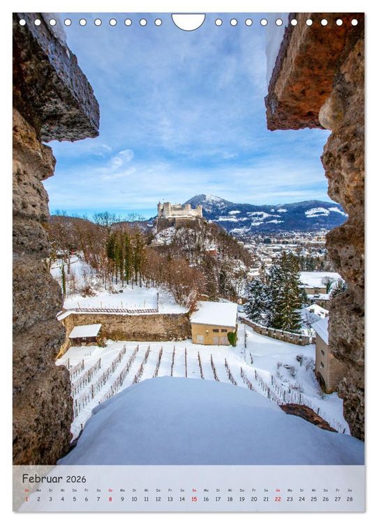 Produktbild: Kulturstadt Salzburg (Wandkalender 2026 DIN A4 hoch), CALVENDO Monatskalender