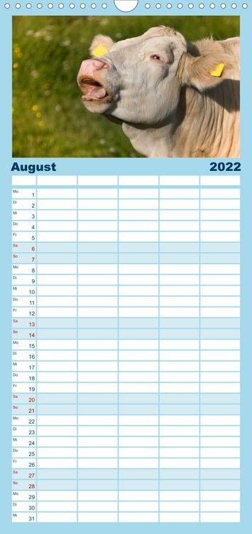 Produktbild: Familienplaner Boarisch g'schaut - Vom Haarsee bis zum Isarwinkel (Wandkalender 2022 , 21 cm x 45 cm, hoch)
