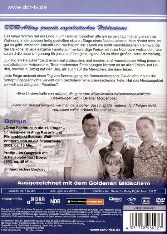 Produktbild: Einzug ins Paradies [3 DVDs]