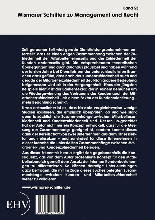 Produktbild: Auswirkungen der Mitarbeiterzufriedenheit auf die Kundenzufriedenheit im Dienstleistungssektor